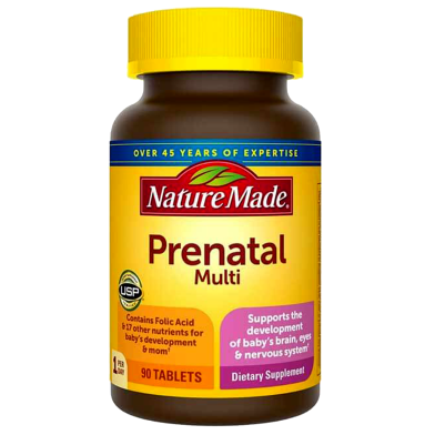 Nature Made Prenatal Multivitamin - 90 Tablets image