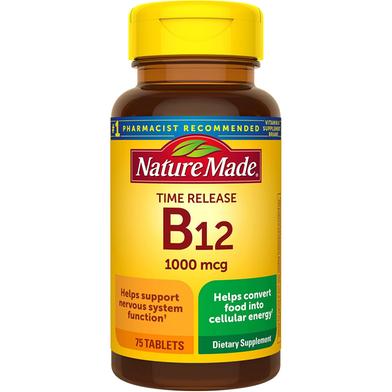 Nature Made Vitamin B12 1000 mcg - 75 Tablets image