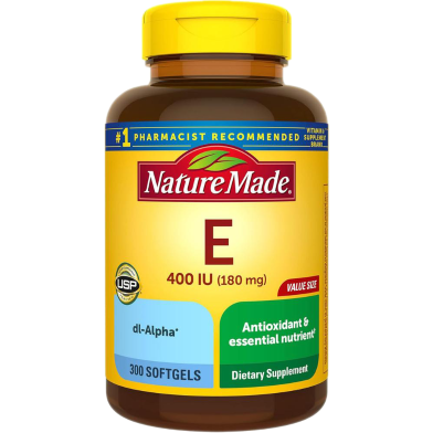 Nature Made Vitamin E 400 IU (180 mg) – 100 Softgels image