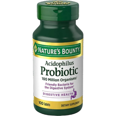 Nature's Bounty Acidophilus Probiotic 100 Tablets image