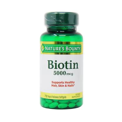 Nature’s Bounty Biotin 5000 mcg image