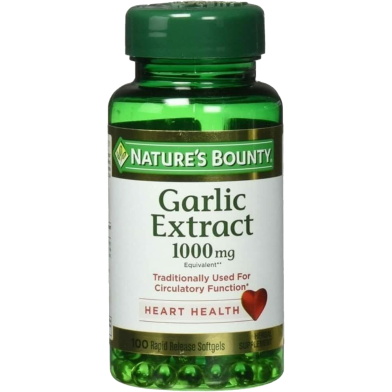 Nature’s Bounty Garlic Extract 1000 mg 100 Rapid Release Softgels image