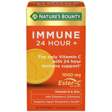 Nature's Bounty Immune 24 Hour plus 1000mg - 50 Softgels image