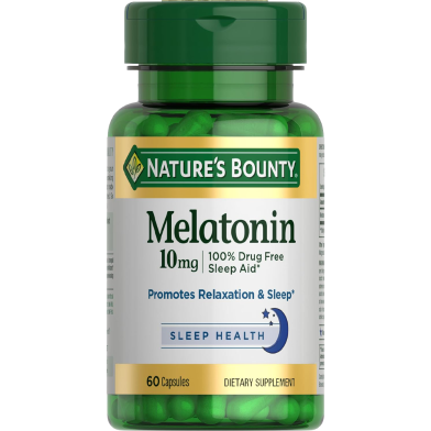 Nature’s Bounty Melatonin 10 mg 60 Capsules image