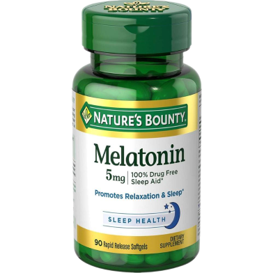 Nature's Bounty Melatonin 5 mg - 90 Softgels image