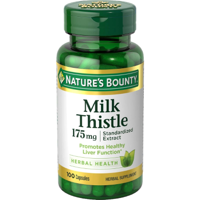 Nature's Bounty Milk Thistle 175 mg 100 Capsules image