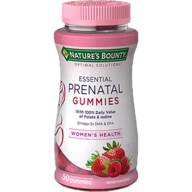 Nature’s Bounty Optimal Solutions Essential Prenatal 50 Gummies image