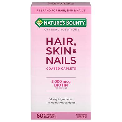 Natures Bounty Skin, Nail and Hair - 60 coated caplets image