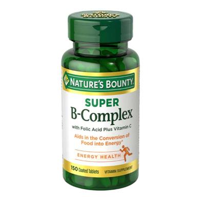 Nature’s Bounty Super B Complex with Vitamin C and Folic Acid image