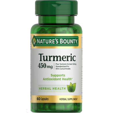 Nature's Bounty Turmeric 450 mg 60 Capsules image