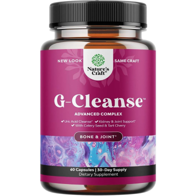 Nature's Craft GCleanse Uric Acid Support vitamins - 60 counts image