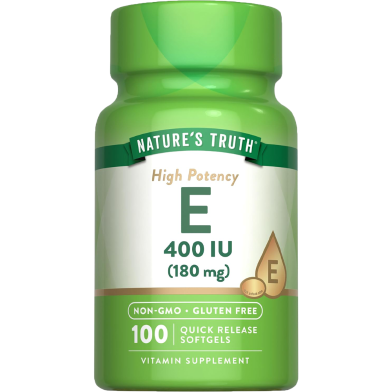 Nature’s Truth High Potency Vitamin E 400 IU 100 Softgels image