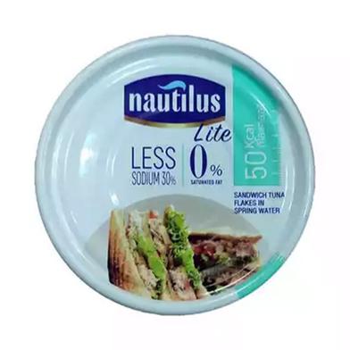 Nautilus Lite Sandwich Tuna Flakes In Sp. Water Can 165gm (Thailand) image