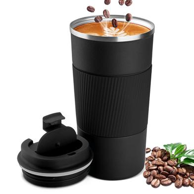 Necomi 510ml Stainless Steel Coffee Cup, Vacuum Insulated Travel Mug for Home Office Outdoor Works Great for Ice Drinks and Hot Beverage image