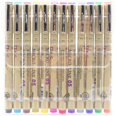 Needle Drawing Superior Color Gel pen image