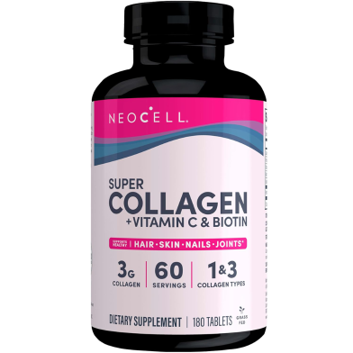 NeoCell Super Collagen With Vitamin C and Biotin 180 Tablet image