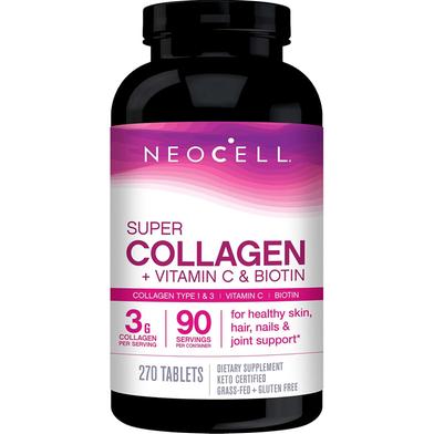 NeoCell Super Collagen plus Vitamin C and Biotin – 270 Tablets image