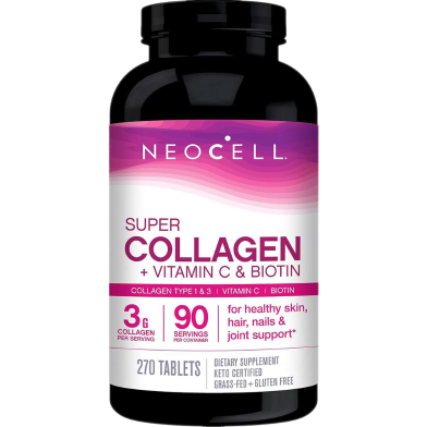 NeoCell Super Collagen plus Vitamin C and Biotin – 270 Tablets image