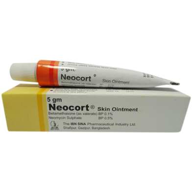 Neocort 0.1 Percent 0.5 Percent Ointment 5gm Tube image