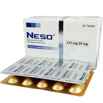 Neso375 mgPlus 20 mg 10's Strip Tablet image