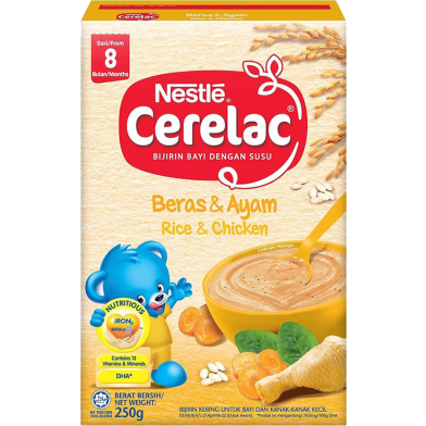 Nestle Cerelac Rice And Chicken From 8 Months 250gm image