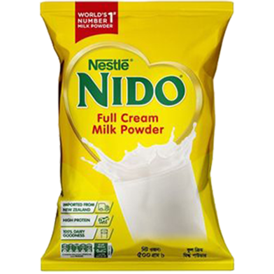 Nestle Nido Full Cream Milk Powder Pouch 500 gm image