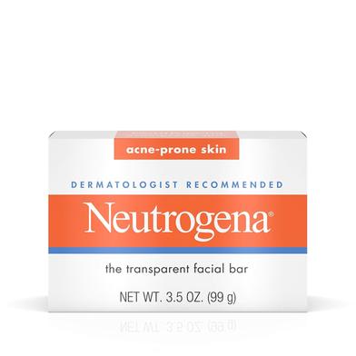 Neutrogena Acne-Prone Skin The Transparent Facial Bar 99 gm (UAE) - 139701971 image