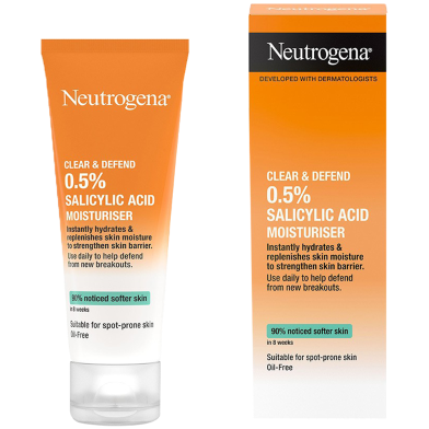 Neutrogena Clear And Defend 0.5 Salicylic Acid Moisturiser 50ml image