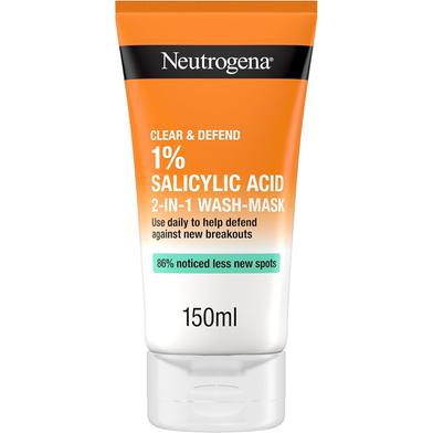 Neutrogena Clear and Defend Wash Mask 150 ml (UAE) image