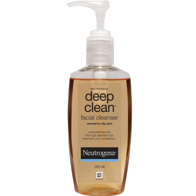Neutrogena Deep Clean Facial Cleanser Normal to Dry Skin 200 ml image