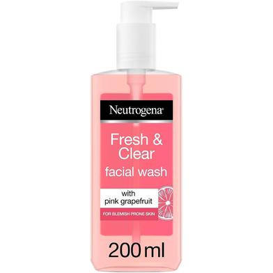 Neutrogena Fresh and Clear Facial Wash Pump 200 ml (UAE) - 139700067 image