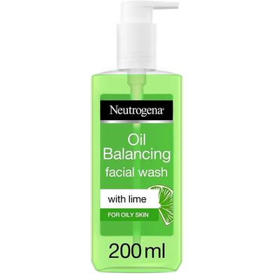 Neutrogena Oil Balancing Lime and Aloe V. Facial Wash Pump 200 ml (UAE) - 139701994 image