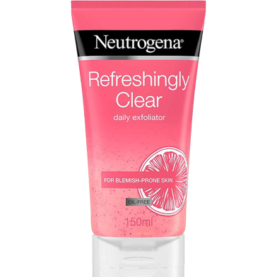 Neutrogena Refreshingly Clear Daily Exfoliator with Pink Grapefruit And Vitamin C - 150 ml image