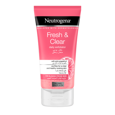 Neutrogena Refreshingly Clear Pink Daily E. Face Wash 150 ml image