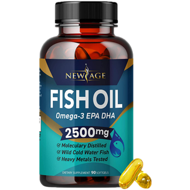 New Age Omega3 Fish Oil 2500mg- 90 count image