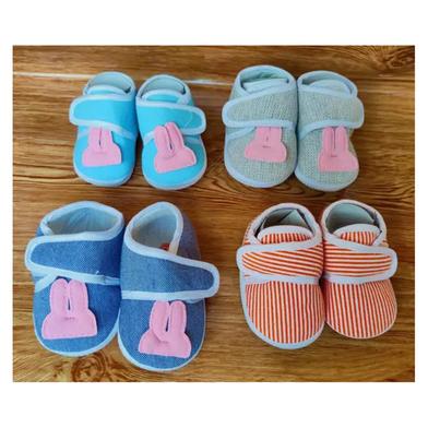 New Born Baby Shoes -1 Pair 0-6 Month image