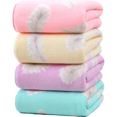 New Born Baby Ultra Soft and Comfortable Towel Small 29*13 inch -1 pcs image