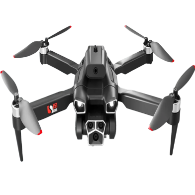 S151 Mini Rc Drone 4K Profesional With ESC Three HD Camera Intelligent Obstacle Avoidance Drone image