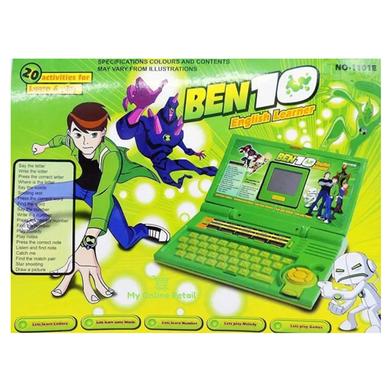 New Educational English Learner Laptop For Kids-Green image