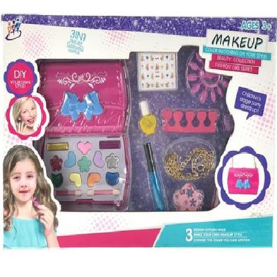 New Handbag Cosmetic Makeup Set For Kids - (Face) image