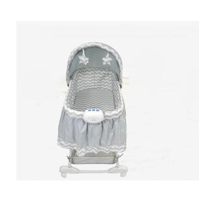 Newborn Baby Cradle Bassinet With 4 Universal Wheels Baby Rocking