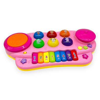 Newest Design Plastic Musical Piano Instrument Toy With Light image