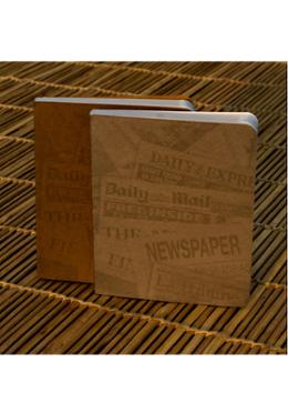 News Cover Series Workbook Brown and Grey Notebook 2-Pack image