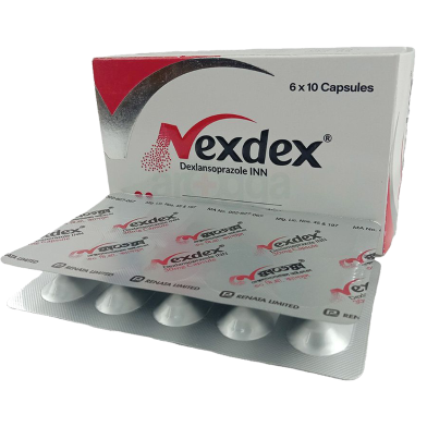 Nexdex30 mg Capsule 10's Strip (Enteric Coated Pellets) image