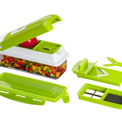 ( Raju ) Nicer Dicer Plus Vegetable Cutter Set - Vegetable Cutter - Effortlessly Prepare Fresh Vegetables With Nicer Dicer Plus Vegetable Cutter Set image