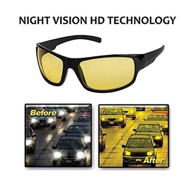 Night Vision 2 in 1 Polarized Anti-Glare Glass For Men image