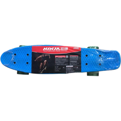 Ninja Skateboard Fiber Blue image
