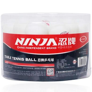 Ninja Table Tennis Ball White 36 Pcs image