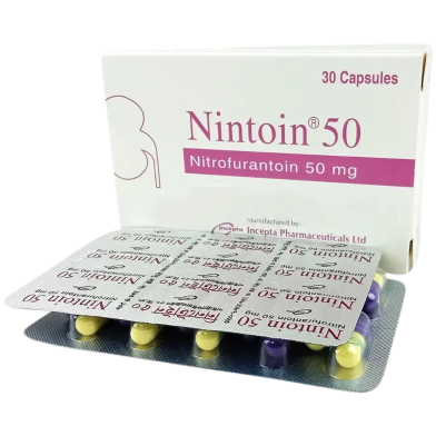 Nintoin 50 mg Capsule 10'S Strip image