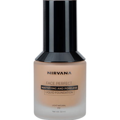 Nirvana Color Face Perfect Liquid Foundation – Light Natural image